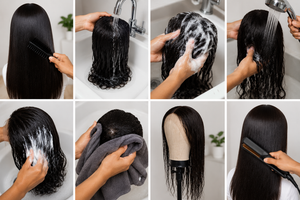 Comment laver correctement une perruque en cheveux humains ? Le guide complet