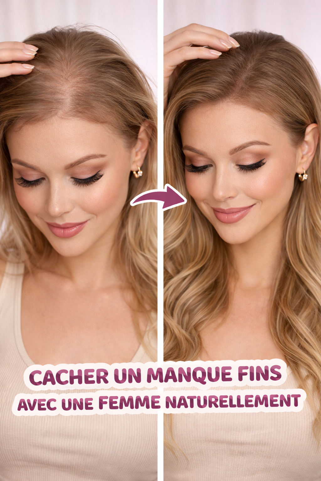 Comment cacher un manque de cheveux chez la femme naturellement