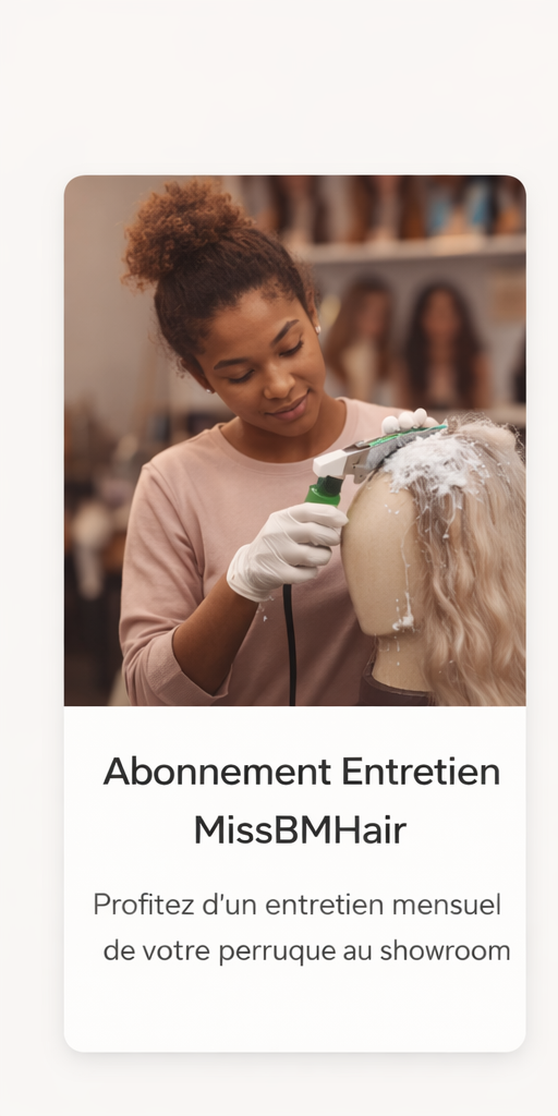 🧼 Comment entretenir une perruque sans colle haut de gamme ? (Guide complet)