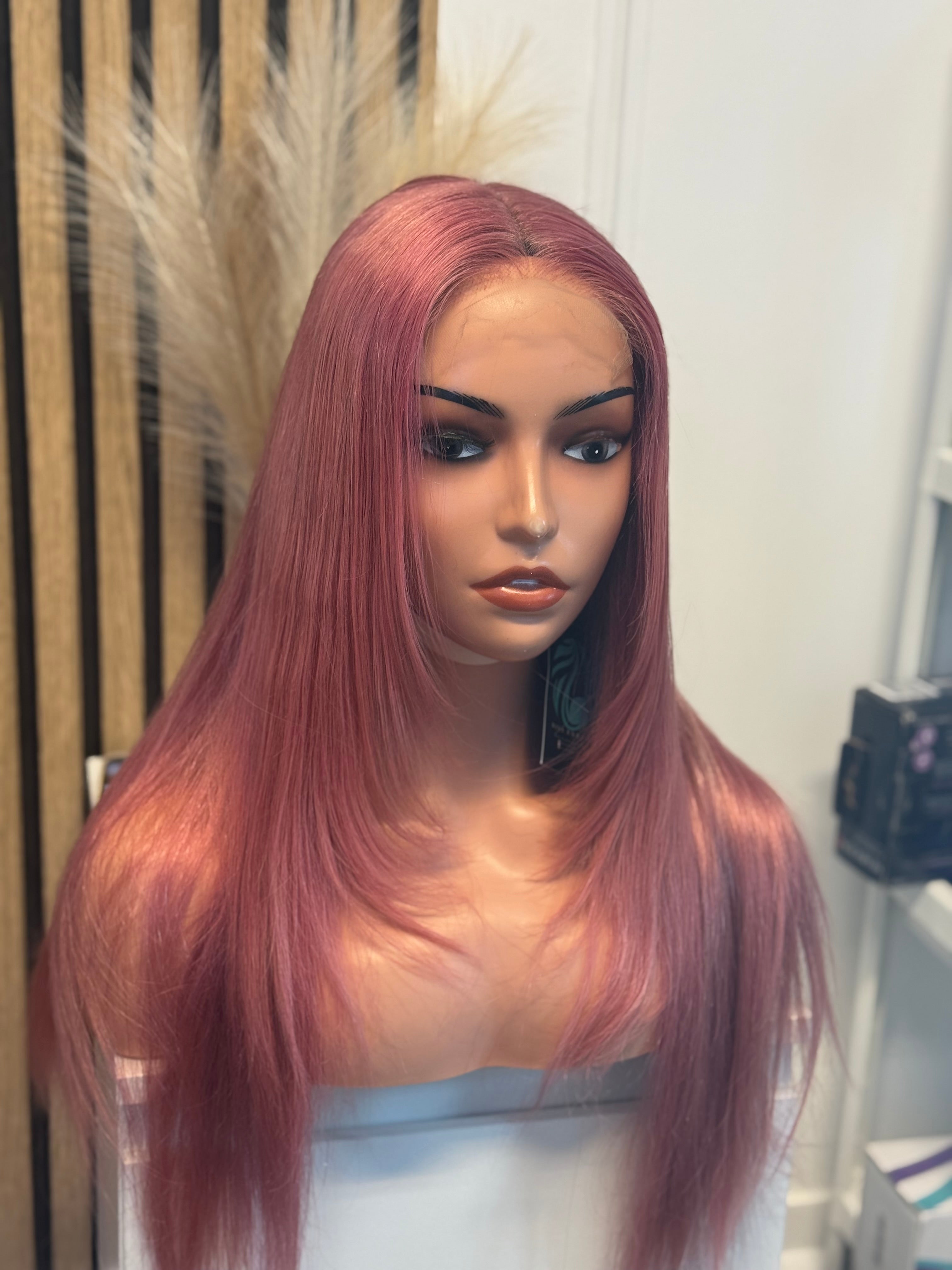 Perruque cheveux vierges - Arianne rose HD lace