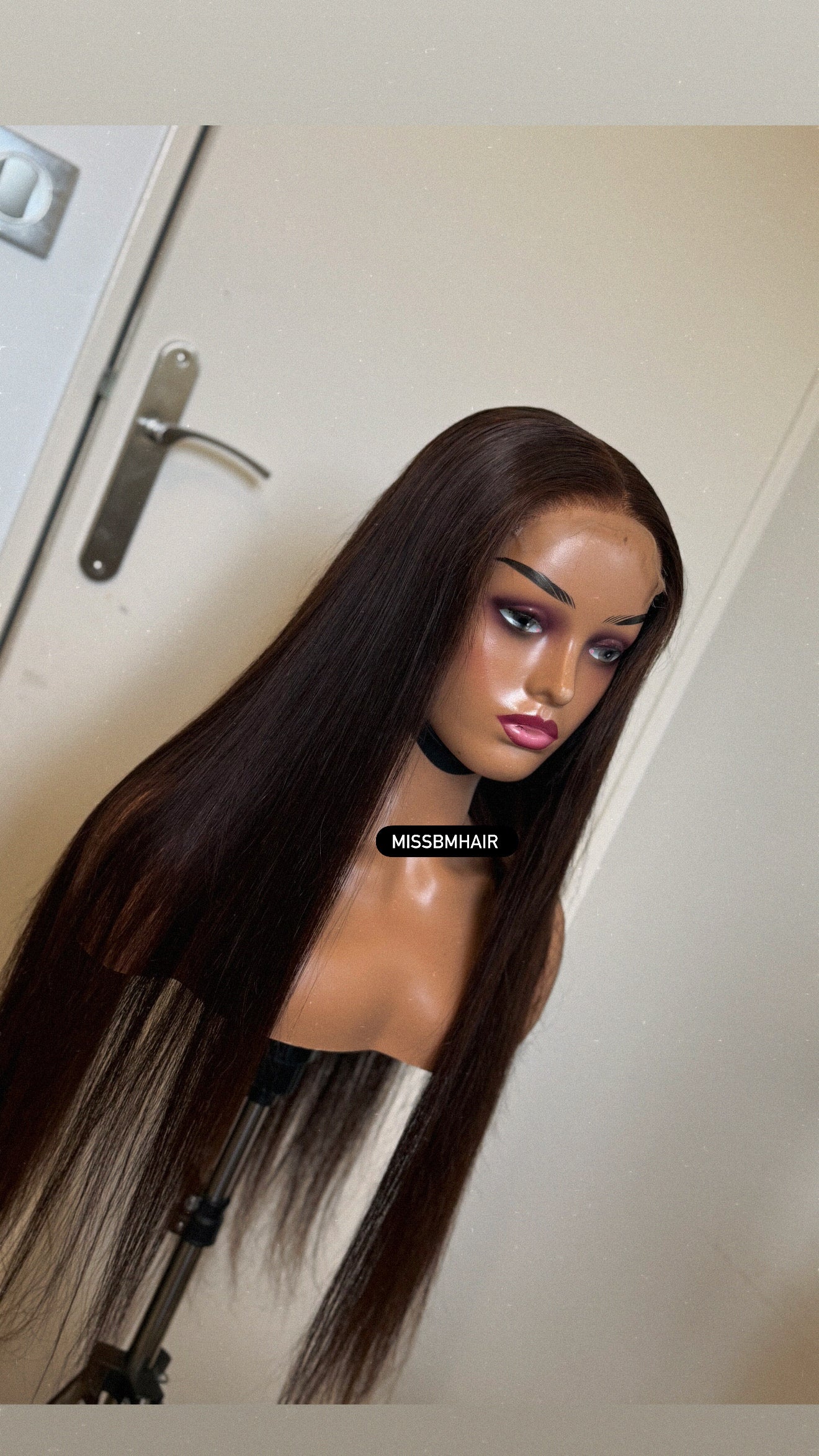 Perruque cheveux vierges - Dinas HD glueless marron