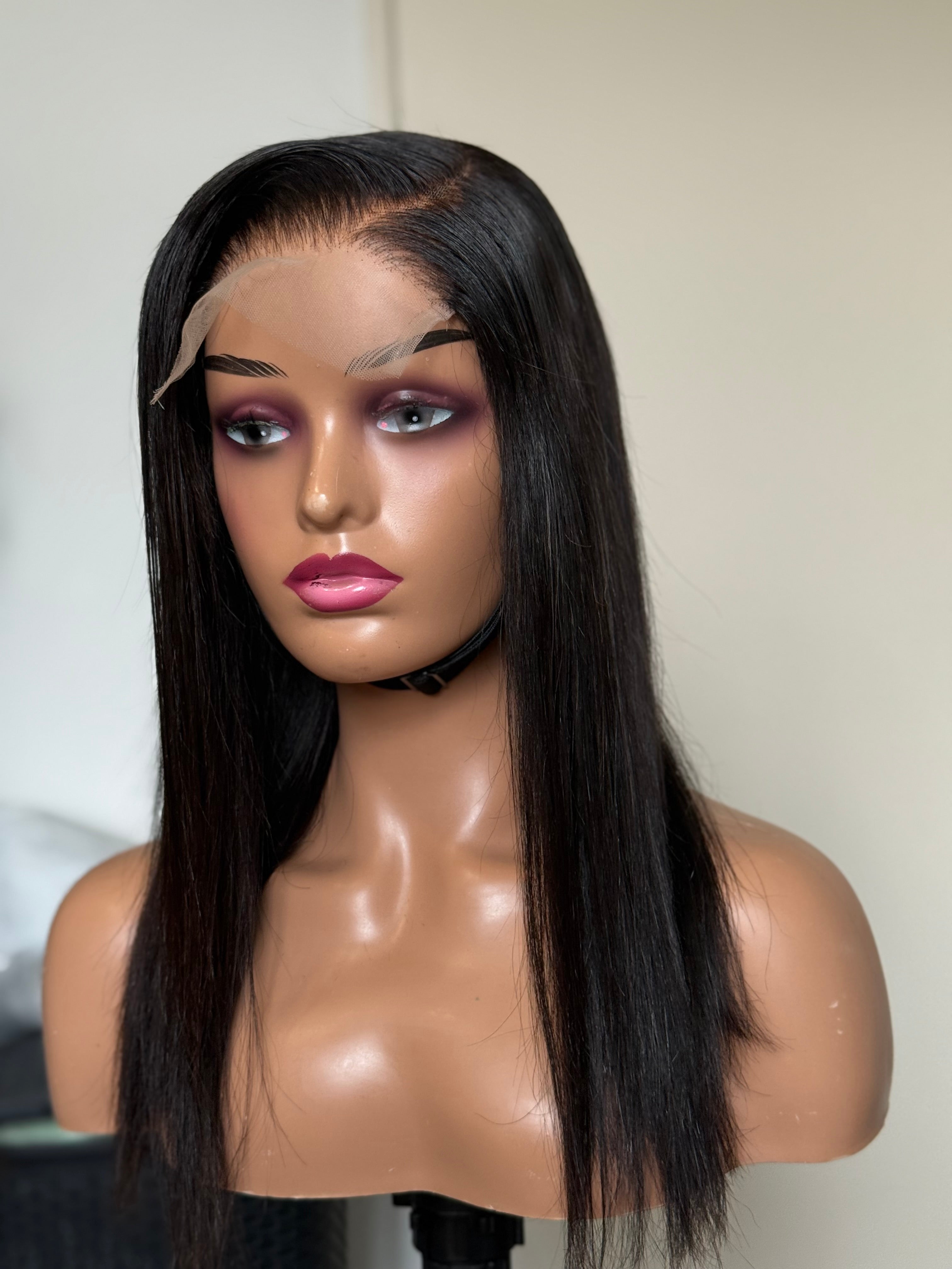 Perruque cheveux vierges- lisse nia