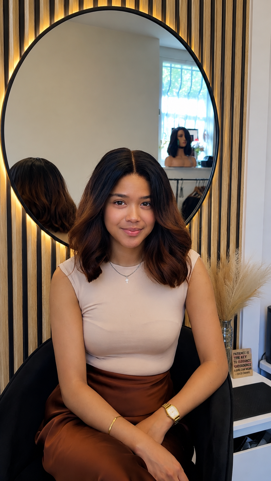 Perruque Cheveux Vierges Brown Body Wave HD Lace 5x5 Glueless – Nancy Wig