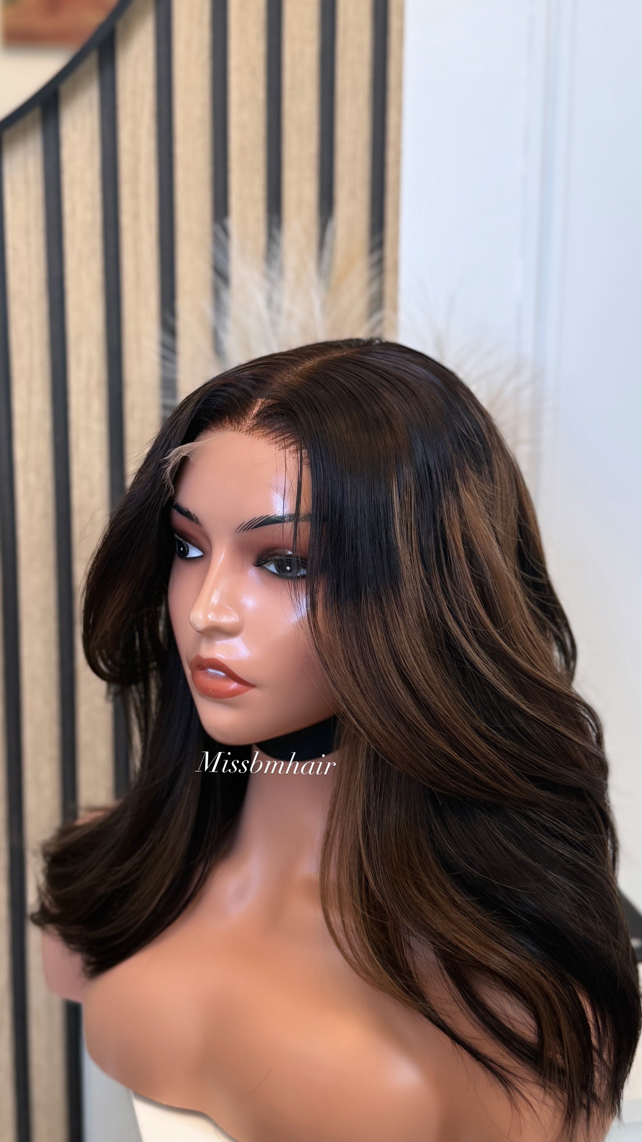 Perruque cheveux vierges - brie HD lace glueless ready sans colle