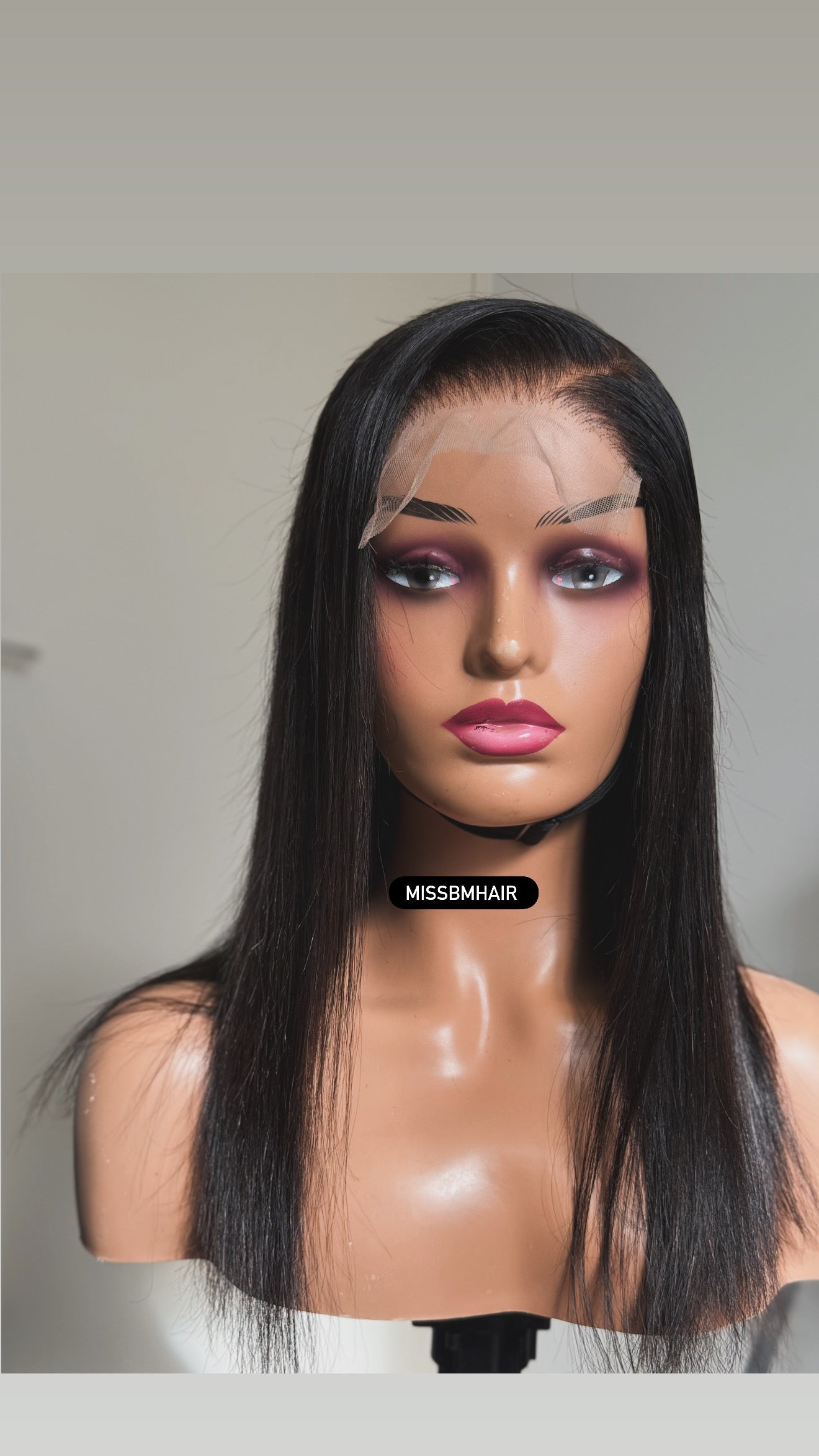 Perruque cheveux vierges- lisse nia