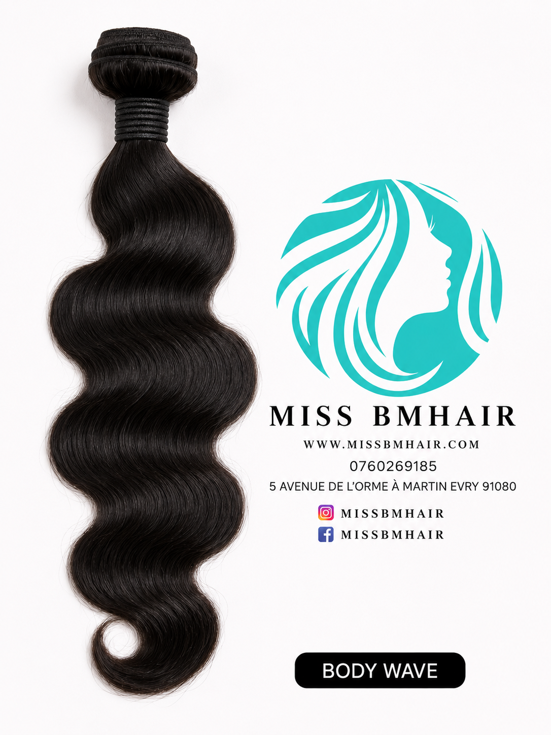 Extensions Body Wave 100 % Cheveux Vierges Humains – Body Wave Hair | MissBMHair