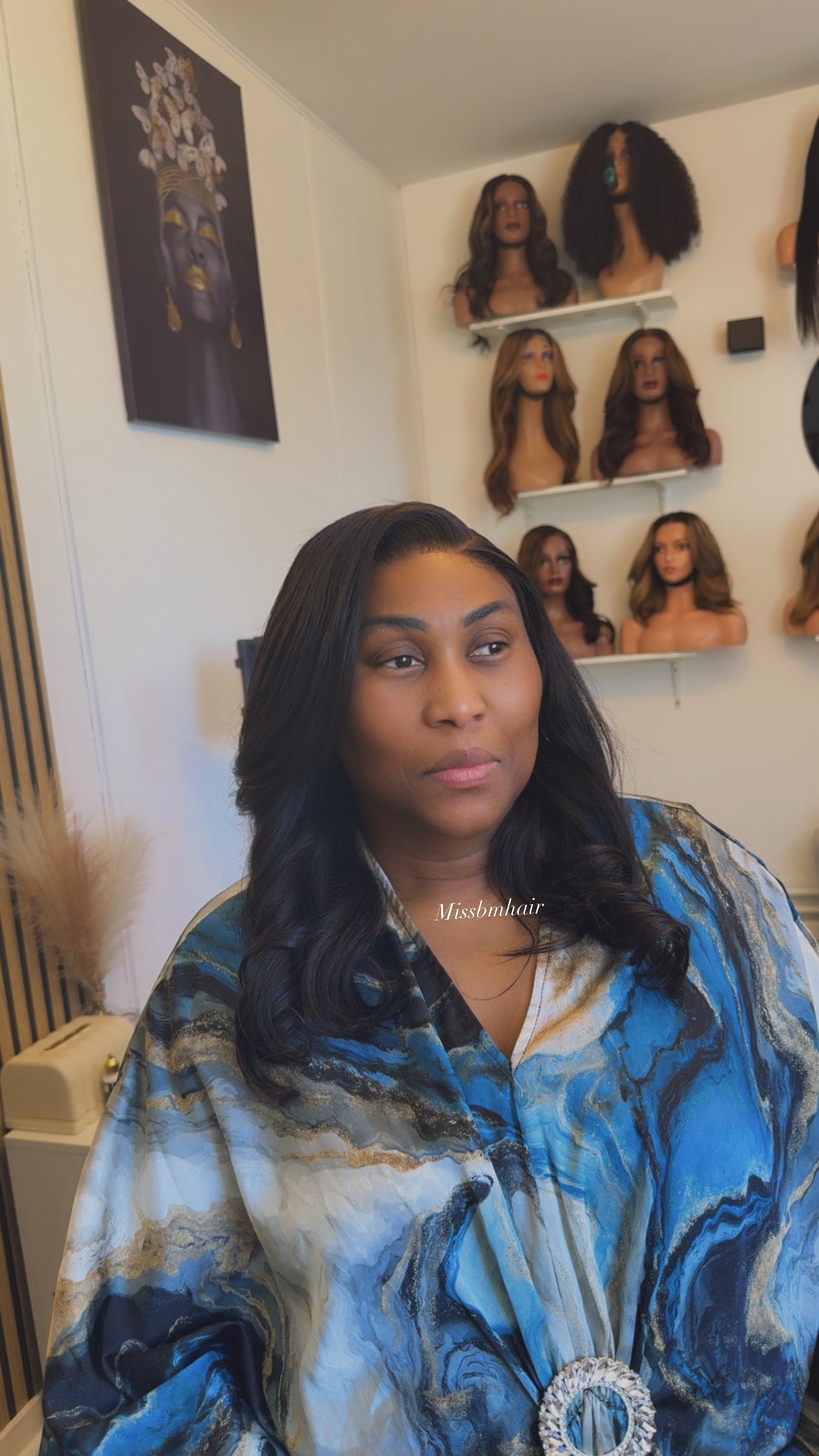 Perruque cheveux humains vierges - mimie HD prête à porter sans colle