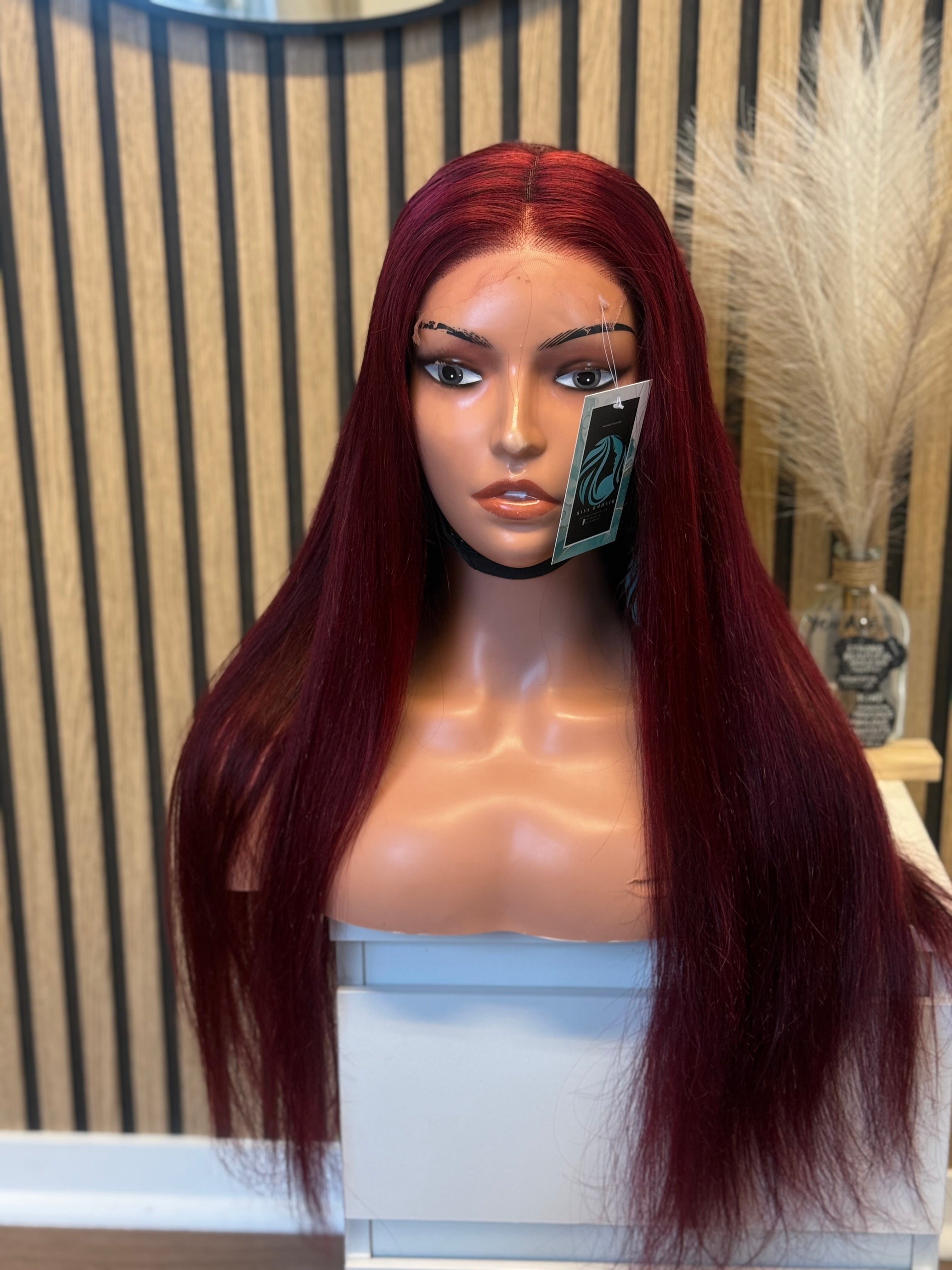 Perruques cheveux vierges -Claudia Lisse (raid )sans colle HD lace