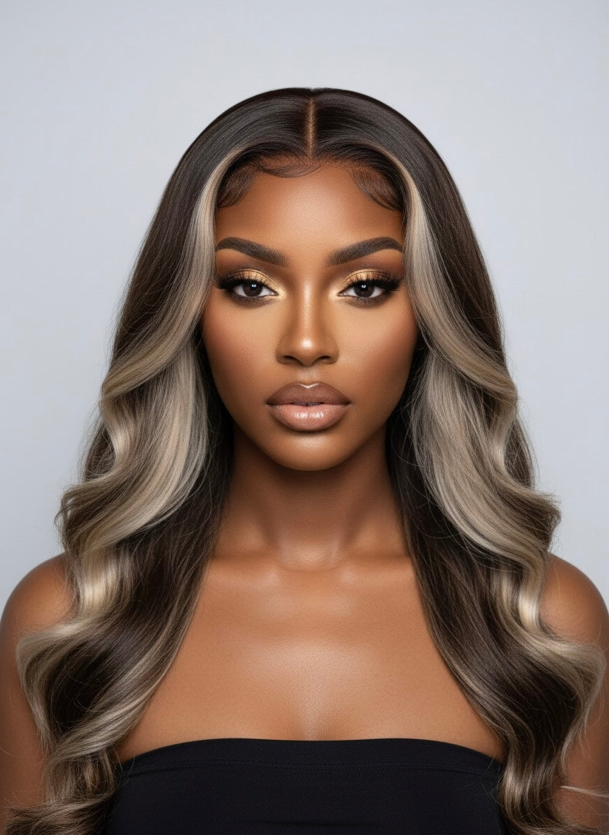 Perruque femme cheveux vierges-Adeline HD glueless