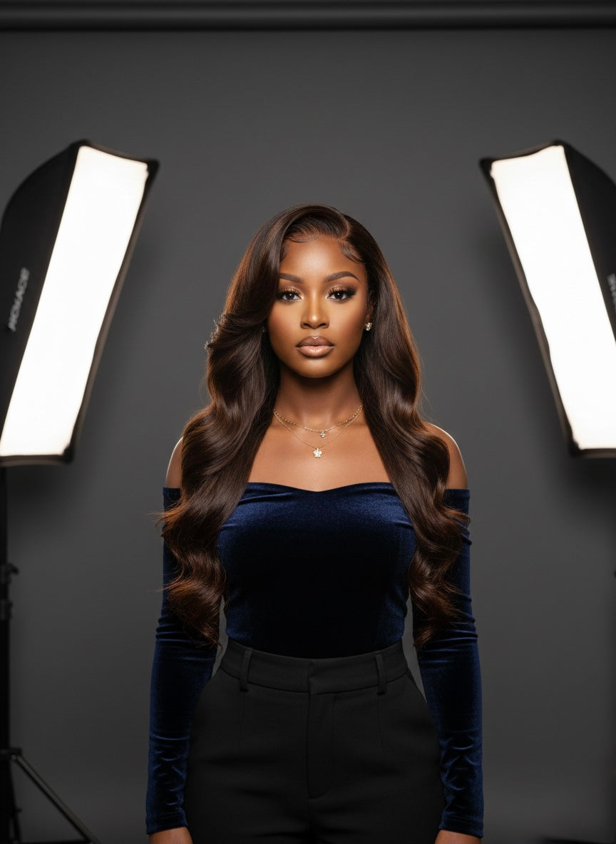 Perruque Cheveux Vierges Ondulée Heyden – Glueless & Naturelle