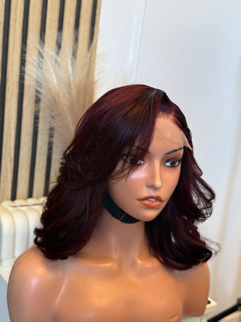 Perruque Cheveux Vierges Bordeaux Body Wave HD Lace 5x5 Glueless – Molly Wig