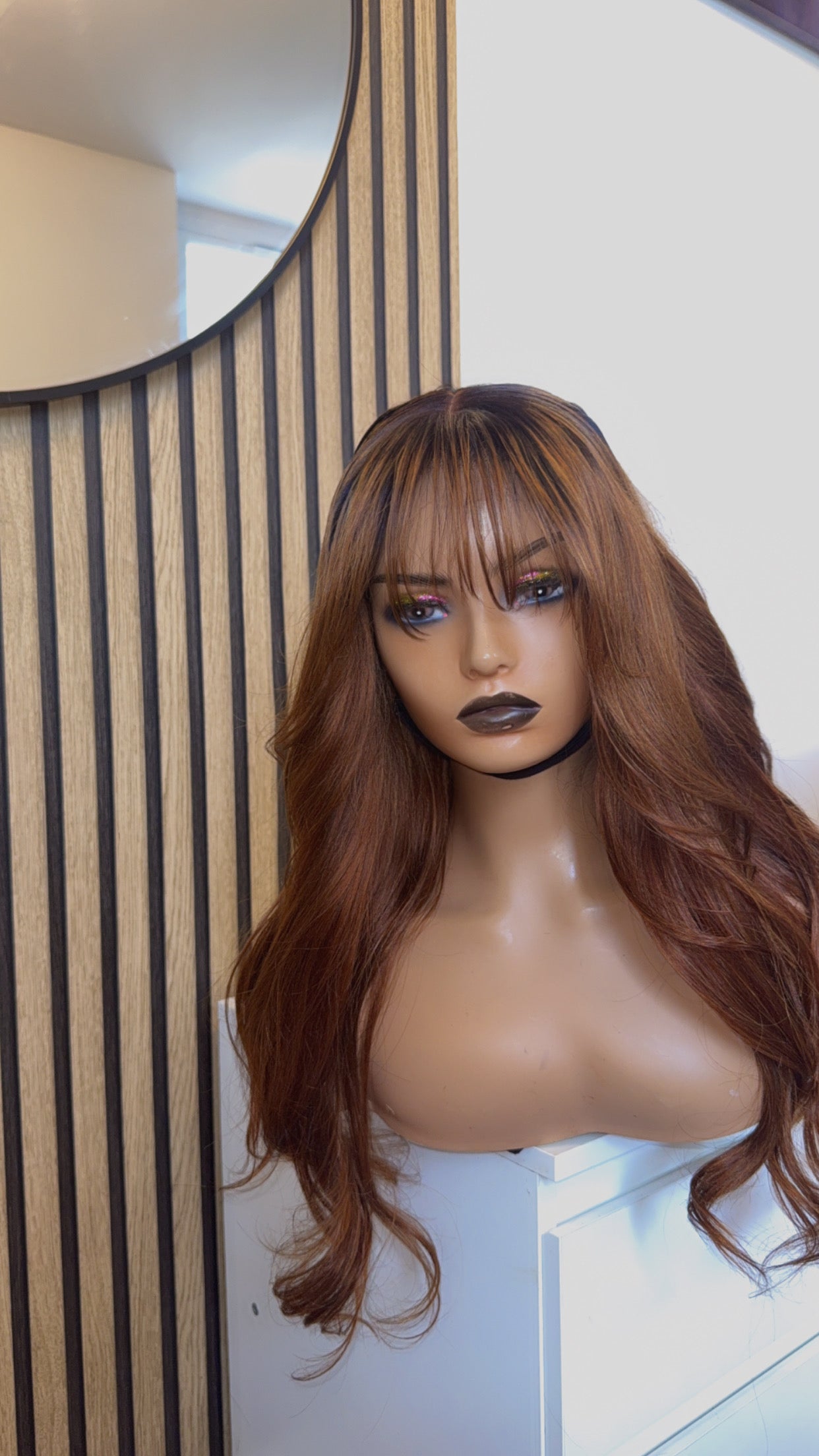 Perruque Cheveux Vierges à Frange HD Lace 5x5 Glueless – Julie Wig