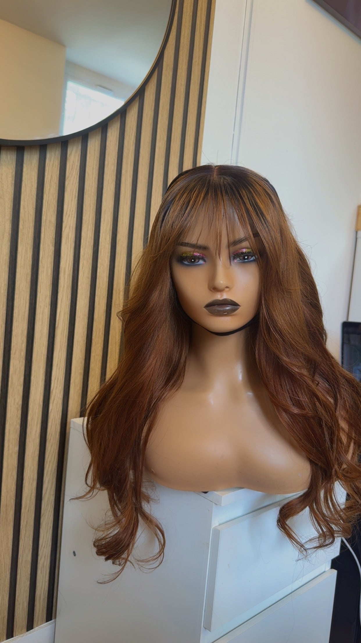 Perruque Cheveux Vierges à Frange HD Lace 5x5 Glueless – Julie Wig