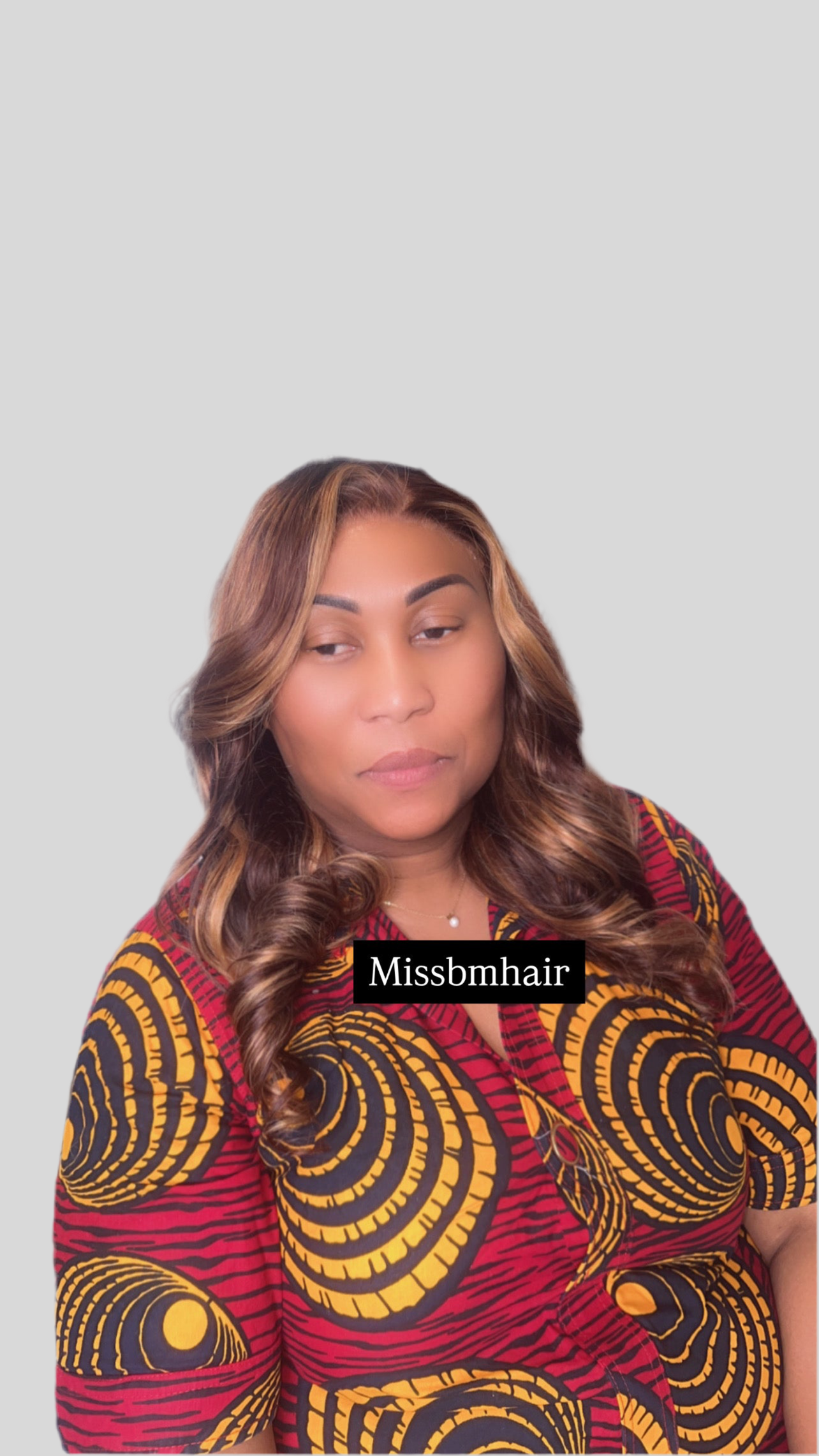 Perruque 22 pouces Méchée Miel – Lace HD Glueless | Cheveux 100 % Vierges by MissBMHair