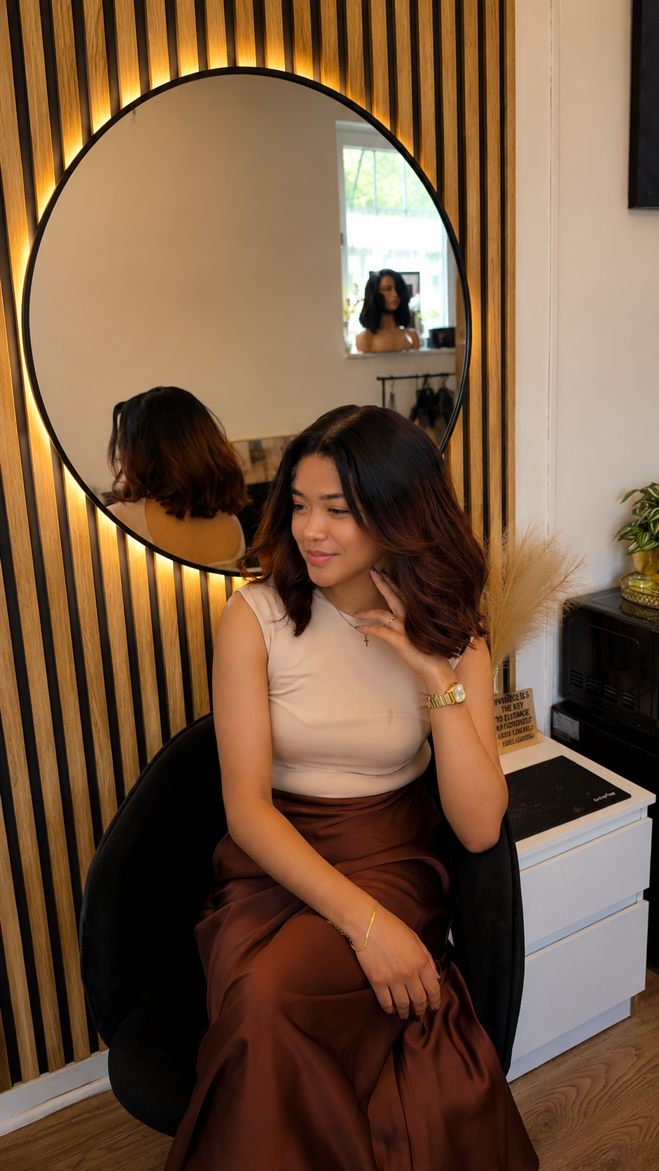 Perruque wear and go cheveux humains longue texture lisse
