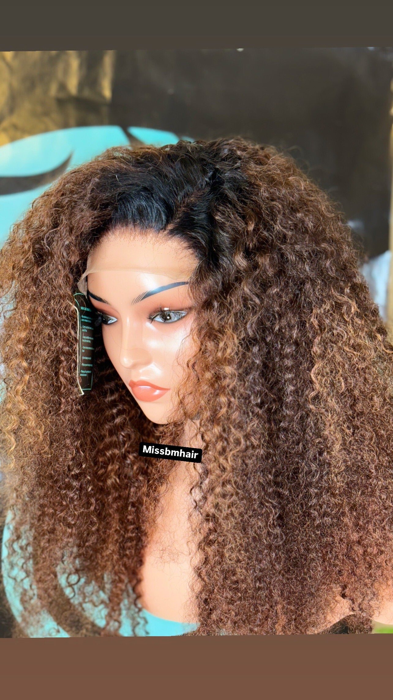 Perruque Cheveux vierges -Kinky curly Jeannette