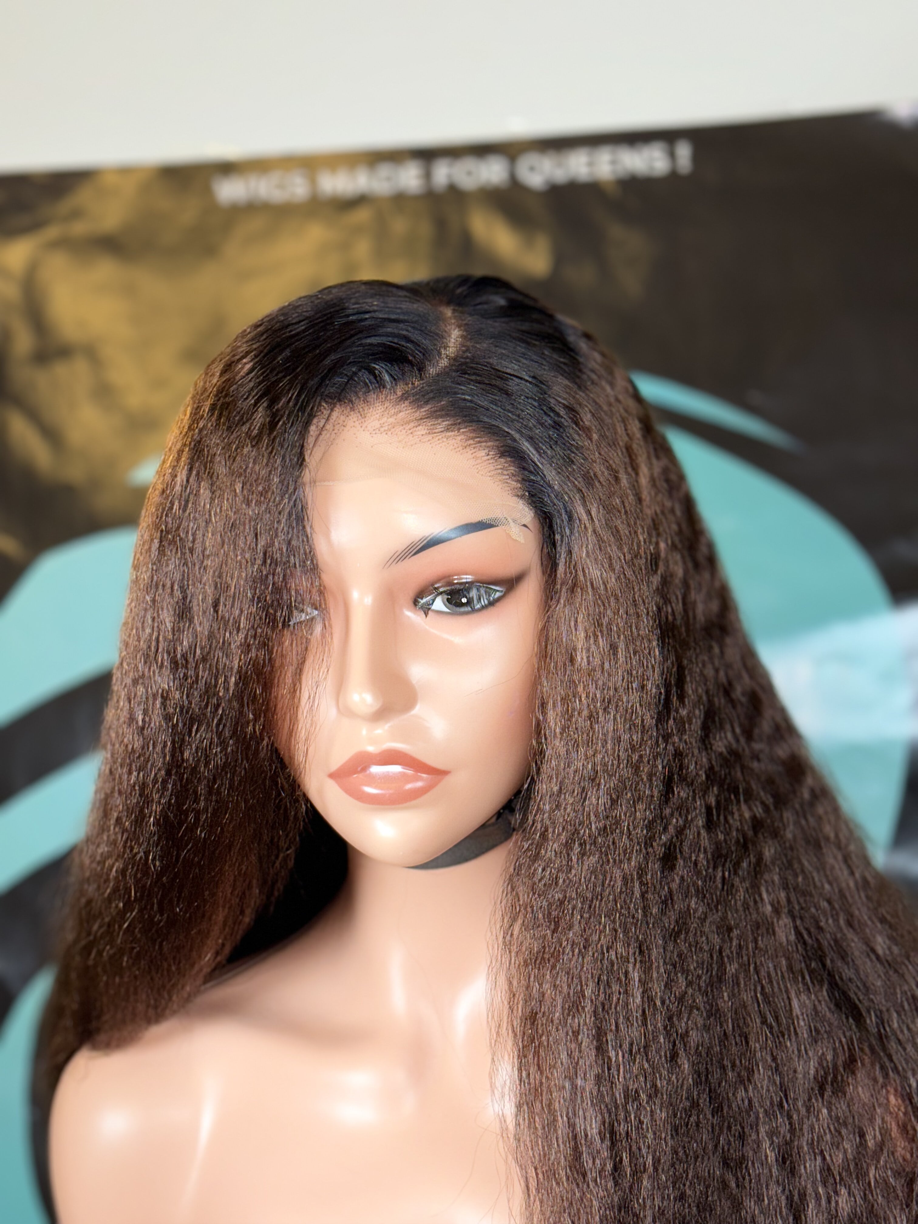 Perruque Cheveux vierges -darling châtain foncé