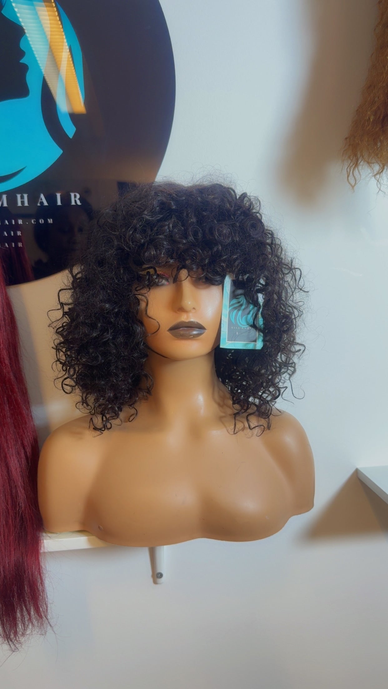 Perruque au style raffiné en cheveux humains